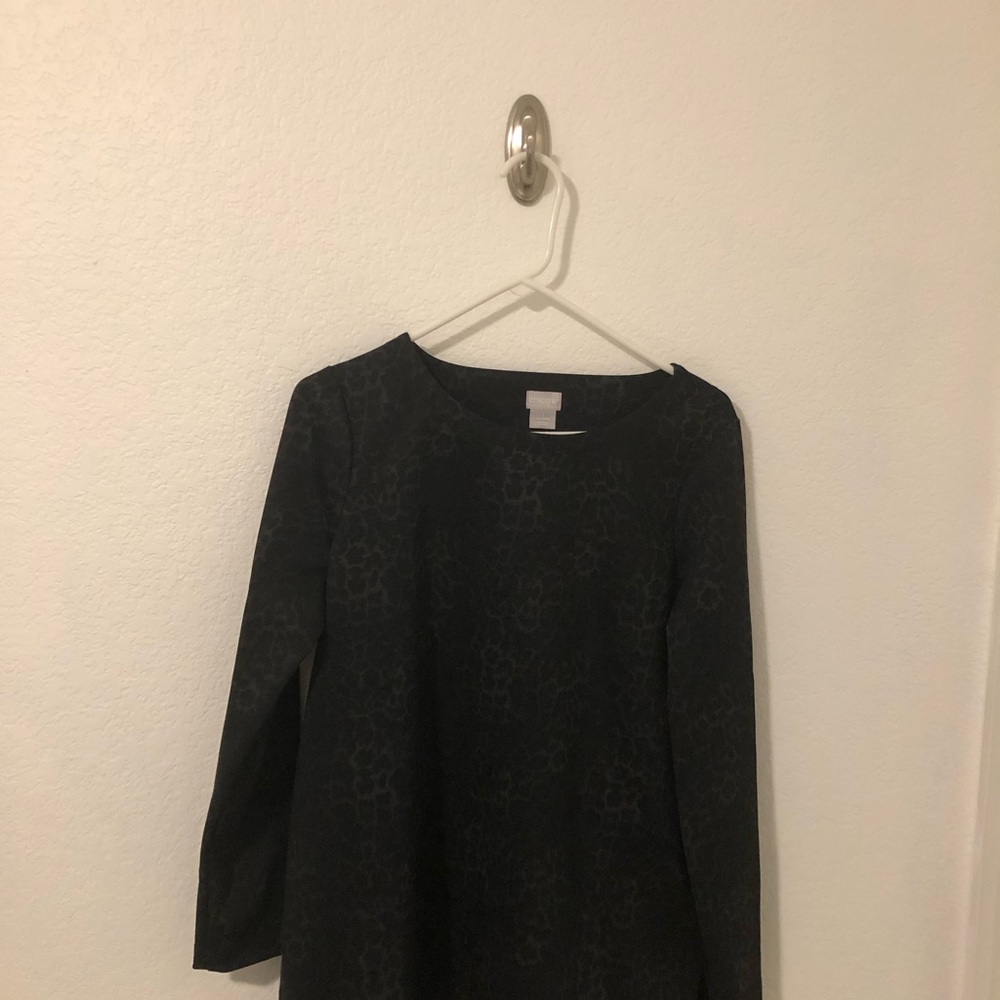 Chico's Black Long Sleeve Top